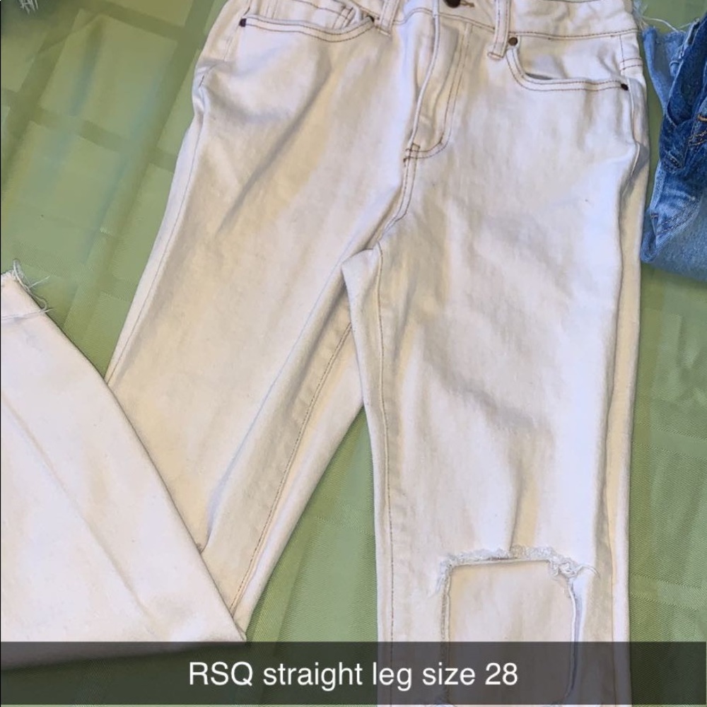 RSQ straight leg pants size 28